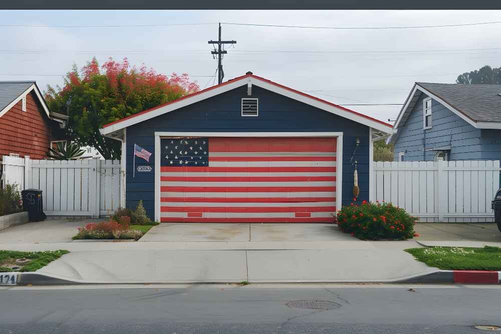Modern garage door installed at Perth home